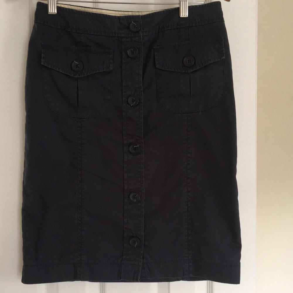Dark blue (navy) pencil skirt